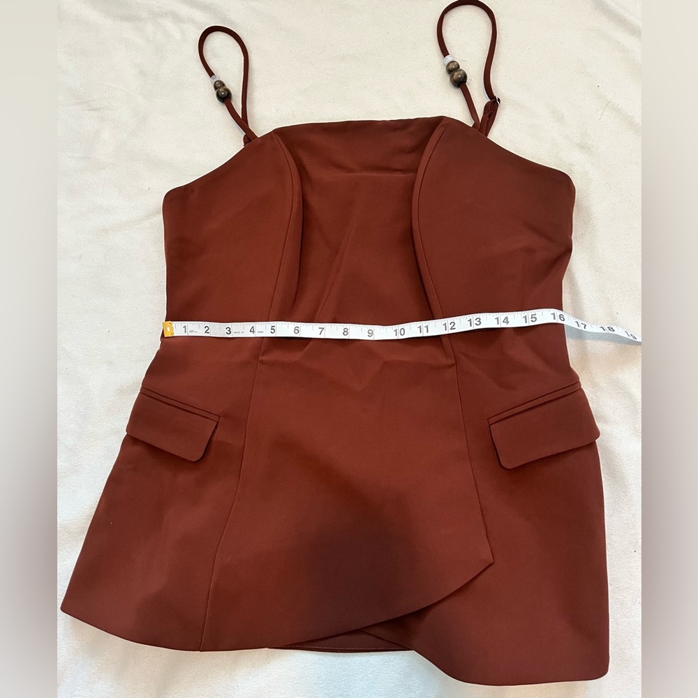 NWT Andrea Iyamah Varu Top in Cinnamon Size XL - Picture 11 of 16